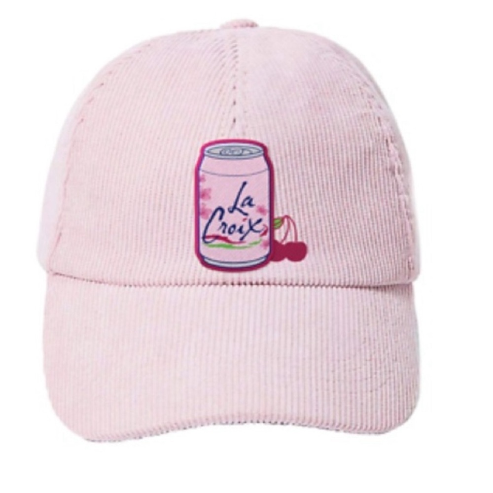 LA CROIX Cherry Blossom Hat PINK BASEBALL HAT & Mr Eatwell Heather McMahon Hat